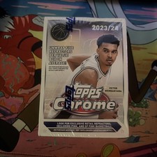 2023-24 Topps Chrome NBA Basketball Blaster Box Factory Sealed NEW 7 Packs picture