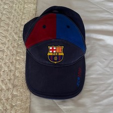 Official FC Barcelona Camp Nou Hat Cap FCB 1899 Embroidered Blue Red Adjustable picture