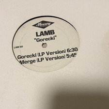 Lamb Gorecki Vinyl Record, Mercury Records, Electronic, LAM 101 picture