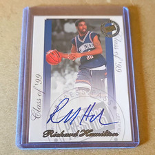 Press Pass SE 2000 Richard Hamilton Class of '99 Auto UConn Huskies SE 99 picture
