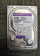 Western Digital WD Purple 8TB 3.5in SATA 6Gb/s AllFrame HDD WD85PURZ picture