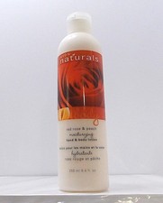Avon Naturals Red Rose & Peach Hand and Body Lotion 8.4 fl oz New / Sealed picture
