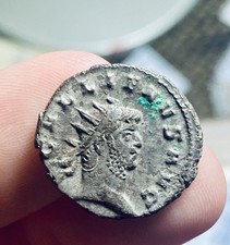 Gallienus AR Antoninianus Milan AD 259-261, INDVLG AVG, SPES, FULL SILVER, RARE picture
