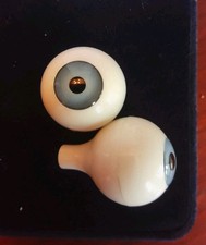 Vintage La Sioux Acrylic Doll Eyes Round Lavender 24mm  picture