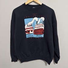 Vintage Steamboat Belle Of Louisville Sweatshirt L Made USA 90s Single Stitch picture