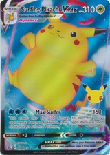 Surfing Pikachu VMAX - 009/025 Ultra Rare Celebrations NM Pokemon TCG picture