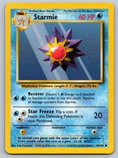 Starmie 64/102 Common Base Set Unlimited Pokemon Lightly Played picture