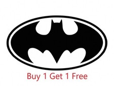 ~*~ BATMAN Logo Vinyl Sticker Decal Wall Buy 1 Get 1 Free DC Comic Sticker picture