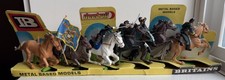 BRITAINS DEETAIL Seven 7th Cavalry Mounted Soldier Set of 6 on Sleeve RARE NEW picture