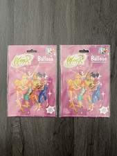 Vintage 2005 Winx Club Foil Balloons Sealed Pair Variants Bloom Rainbow Srl Y2K picture