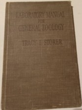 LABORATORY MANUAL FOR GENERAL ZOOLOGY VINTAGE 1944 BOOK BY TRACI I. STORER picture