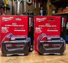 2 PCS 18V Milwaukee 48-11-1860 6.0 AH Batteries M18 XC18 48-11-1860 New In Pack picture