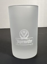 Jagermeister 3.5” Double Shot Frosted Shot Glass ( 2CL & 4CL  ARC Measurements ) picture