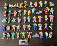 VINTAGE CABBAGE PATCH KIDS PVC MINI FIGURES LOT 50 pcs 1984 PANOSH PLACE picture