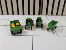 Ertl 1/64 John Deere Diecast Tractor, Wagon, And Fator  Lot Of 4 picture