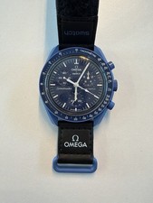 Swatch x Omega MoonSwatch Mission To Neptune SO33N100 Blue 42mm Watch picture