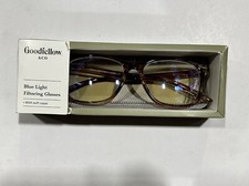 Men's Flat Top Blue Light Filtering Glasses - Goodfellow & Co Brown picture