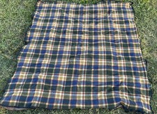 Pendleton Home Collection Wool Outdoor Blanket Plaid 60x70 USA Carry Case picture