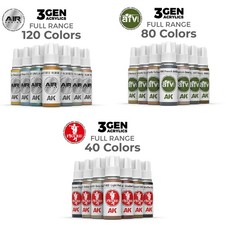 AK Interactive 3Gen AFV Figure Air Series Full Range Acrylic Paint 17ml picture
