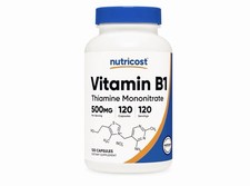 Nutricost Vitamin B1 Thiamine Capsule - 120 Exp 02/2028 picture