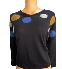 Marimekko Disjunktio 100% Wool  Sweeter M Wavy Pattern (oversized) picture
