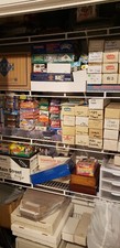 GIGANTIC ESTATE FIND OF VINTAGE SPORTSCARDS WITH VINTAGE UNOPENED PACKS BASEBALL picture