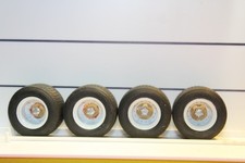 V -12  1/25 scale resin model car dirt track tires and wheels , picture