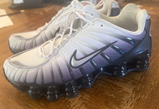 Nike Shox TL Men’s Low Top Lace Up Athletic Sneakers Gray/Black Solid picture