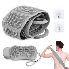 Silicone Back Scrubber for Shower, Bath Body sponge. Back Washer Back Cleaner picture