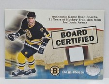 2001-02 Fleer Cam Neely Board Certified HOF Bruins (P14) picture