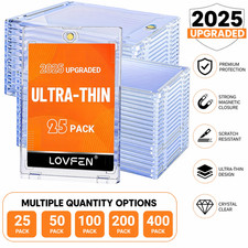 Ultra-thin One Touch Magnetic Card Holder 25/50/100/200 Pack For 35PT picture