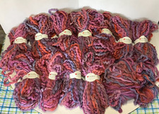 Lot of 11 Gedifra Easy Wear Bulky Chunky Wool Blend Yarn Dusty Pink #7402 100g picture