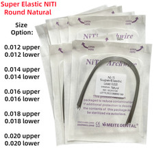 10Pcs/Pack Dental Orthodontic Arch Wire Super Elastic Niti Round Natural Form picture