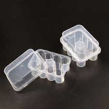 50 Clear Plastic 10 x 3mL Vial Storage Box Cases picture