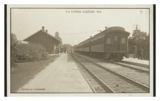 Kilbourn Wisconsin Railroad Station Standard Postcard picture
