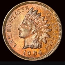 1904 Indian Head Cent - OUTSTANDING GEM BRILLIANT UNCIRCULATED -  picture