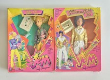 Vtg 1986 Jem and the Holograms Doll Lot Video & Glitter Gold Rio NIB NRFB Hasbro picture