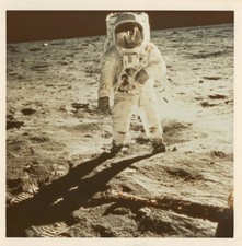 Vintage 1969 NASA Apollo 11 Photo AS11-40-5903 The Visor Shot Buzz Aldrin Kodak  picture