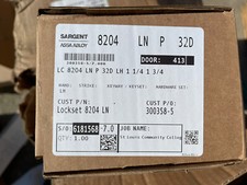 GENUINE Sargent LC 8204 LNP 32D LH 1 1/4 1 3/4 Manufacturing Mortise Lock picture