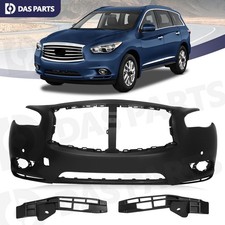 Front Bumper Cover For 2013 JX35 2014-2015 Infiniti QX60 Sensor Holes Primed picture