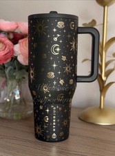 Hydrojug witchcraft 40 OZ Traveler Halloween sun moon tarot card evil eye Spells picture