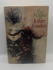 Vintage 1965 THE MAGUS Hardcover book by John Fowles First Edition / Dust Jacket picture