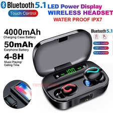 Bluetooth 5.1 Headset TWS Wireless Earphones Mini Earbuds Stereo Headphones IPX7 picture