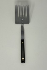 Vintage EKCO Flint Vanadium SHORT Slotted Spatula 10.5
