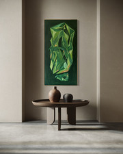 Original Abstract Painting 24x48 Acrylic on Canvas Contemporary Modern Wall Art picture