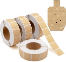 4000 Pcs 0.87 Inch Brown Target Pasters, Shooting Tape & Repair Stickers picture