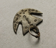 Rare Genuine Ancient CELTIC GREEK Silver PENDANT double head AXE AMULET artifact picture