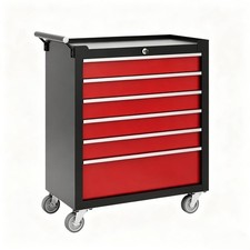 Garvee Portable Rolling Tool Chest with 6 Drawers – Secure Locking System picture