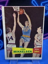 1957-58 Topps Vern Mikkelsen #28 Minneapolis Lakers HOF Vintage Basketball EX RC picture