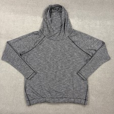 Lululemon Sweater Womens L Gray Healthy Heart Pullover Cowl Neck Long Sleeve picture